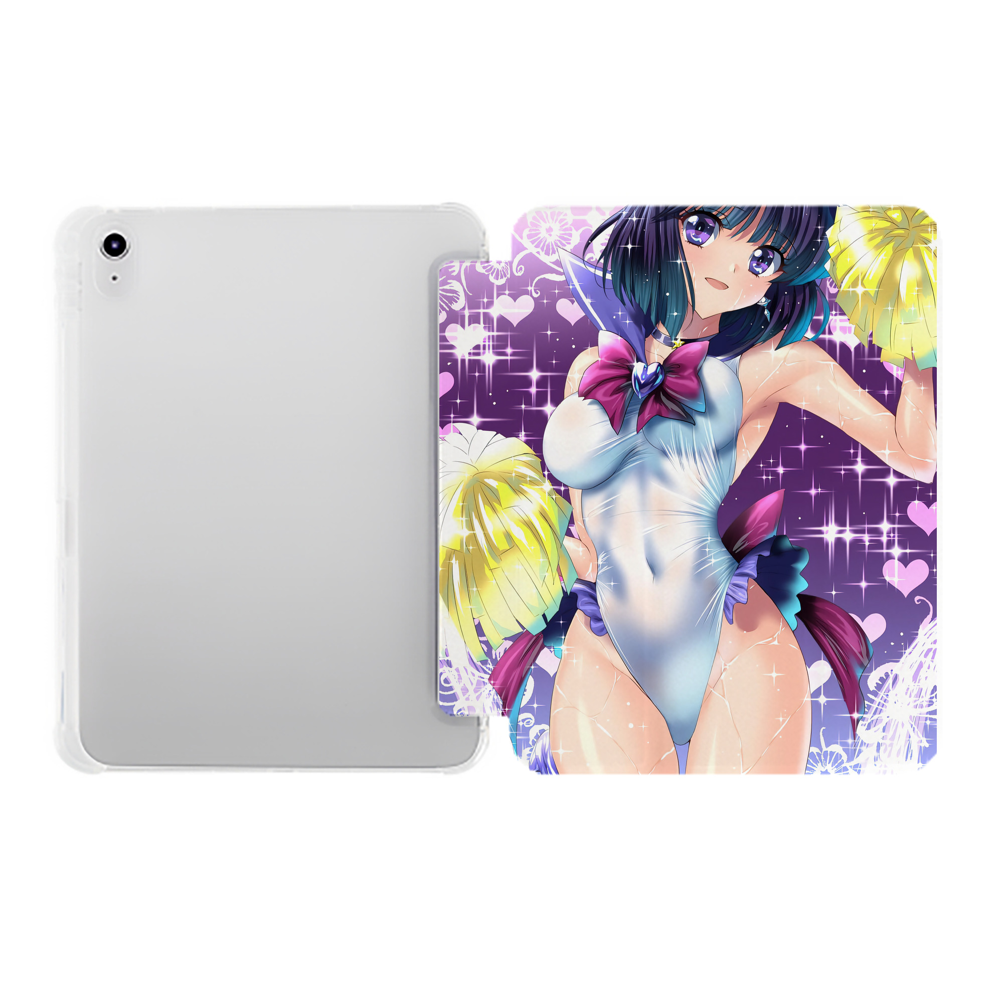（画像用） 美少女戦士セーラームーン Sailor Moon IPad ケース ペン収納付き 三つ折りスタンド PUレザー×シリコン 対応機種9.5/10.5/10.9インチ